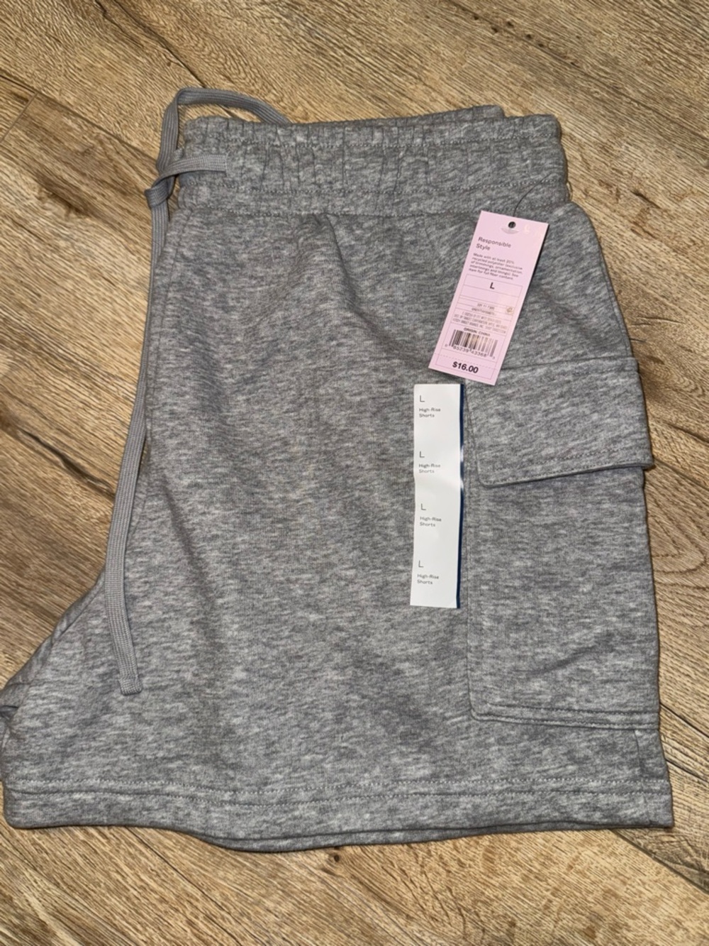 Target Women's Gray Sleep Shorts with Side Pocket